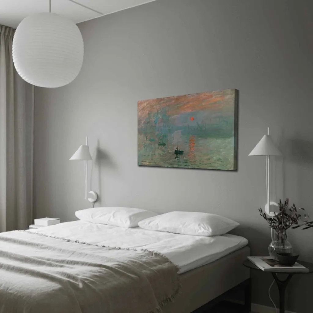Grand Tableau Décoratif Multicolore Impression sur Toile Suede 70x100