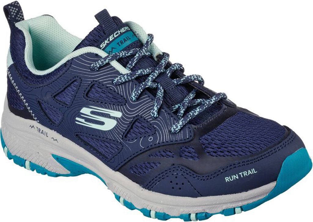 Skechers Hillcrest - Pure Escapade - Navy / Türkis Leder/Synthetik Größe: 38 Normal