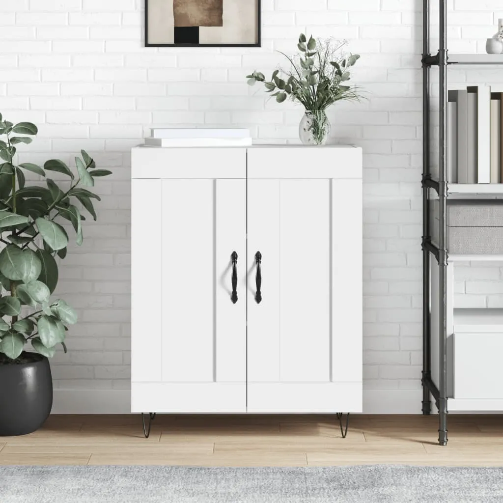 Buffet vidaXL Bianco Lucido 69,5x34x90 cm | Mobile Salvaspazio Casa