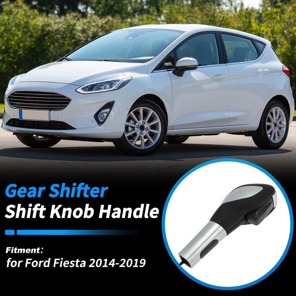 Auto Getriebe Schalthebel Knauf Gangschalthebel Knauf Griff für Ford Fiesta 2014-2019 Nr.CN1Z7213CA Schalthebel Knauf Schalthebel Manschette Boot ...