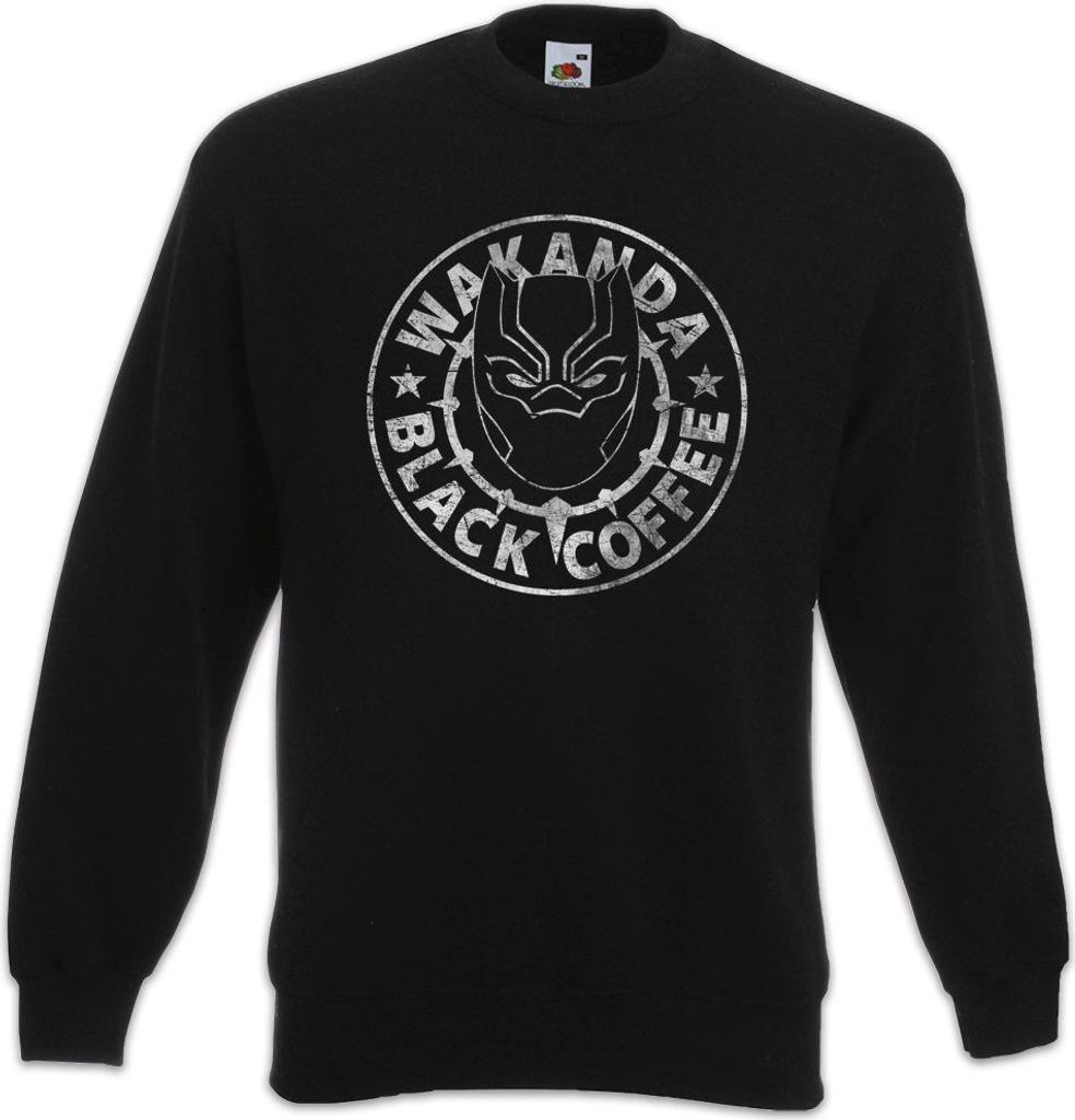 Urban Backwoods Wakanda Black Coffee, Sweatshirt, Farbe: Schwarz, Größe: M