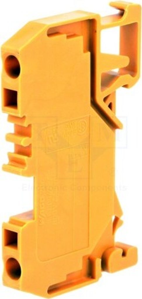 1x Verbinder: Schienen- orange 0,08÷2,5mm2 Wege: 1 Klemmen: 2 800V 280-902 Schien