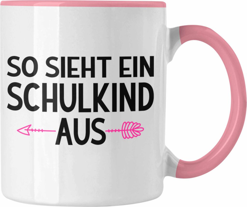 Trendation - Kita Abgängerin 2022 Einschulung Mädchen Geschenk Tasse Schulstart 1. Schultag Schuleinführung Schulanfang Geschenkidee Schulkind L...