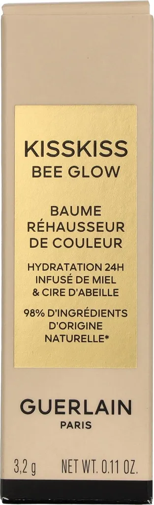 Guerlain KissKiss Bee Glow 258 : Baume Repulpant Rose pour Lèvres Sèches