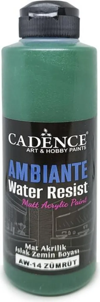 Peinture Acrylique 250ml Vert Émeraude pour Peindre sur Verre et Céramique