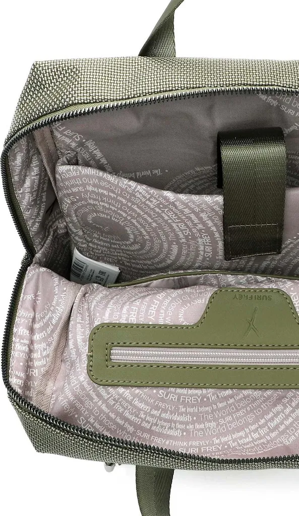 SURI FREY zaino per il tempo libero zaino con scomparto per laptop Suri Sports Marry City Backpack Lightkhaki cachi - 4