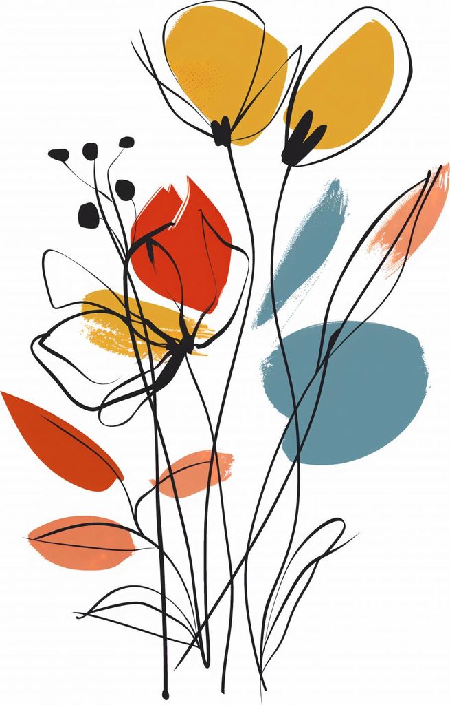 Plakat 56,6x86,4cm Garten im Sommer