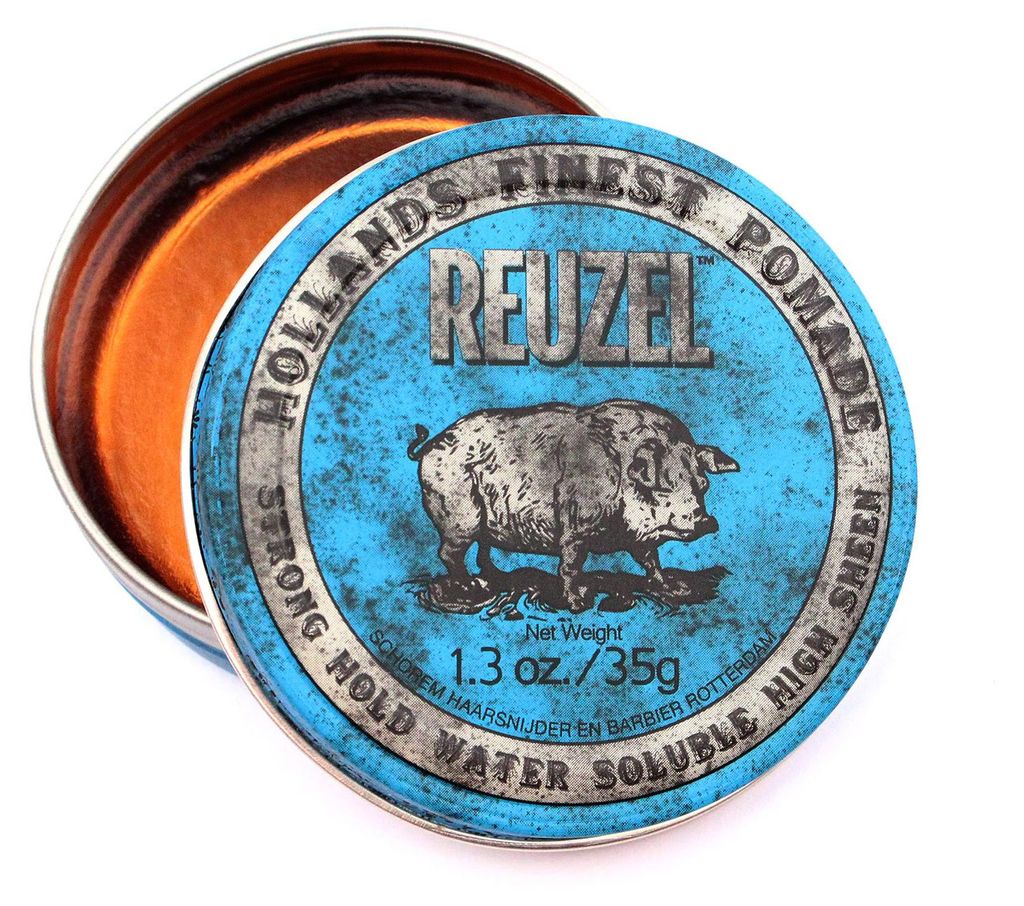 Reuzel - Strong Hold High Sheen Pomade (Reuzel Blue) - 35 Productafbeelding 