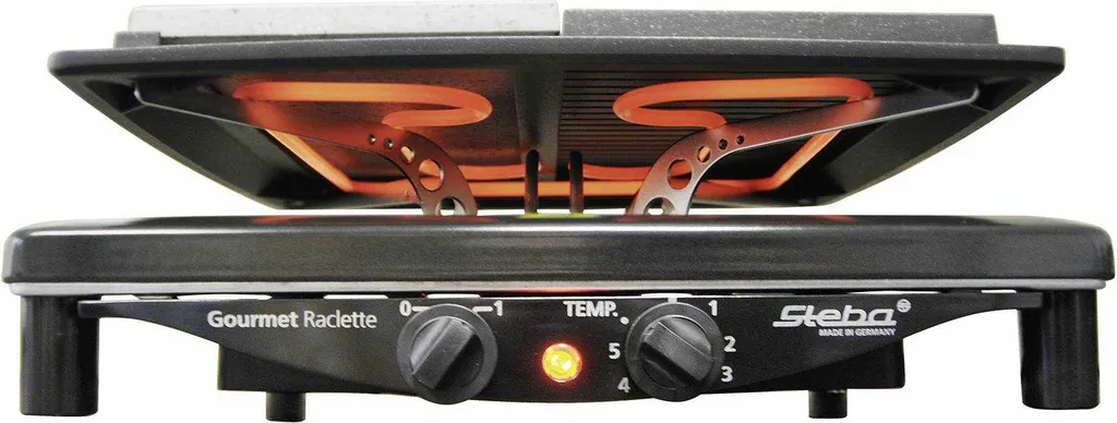Raclette Steba RC 4 Plus avec Thermostat Réglable pour Cuisson Parfaite