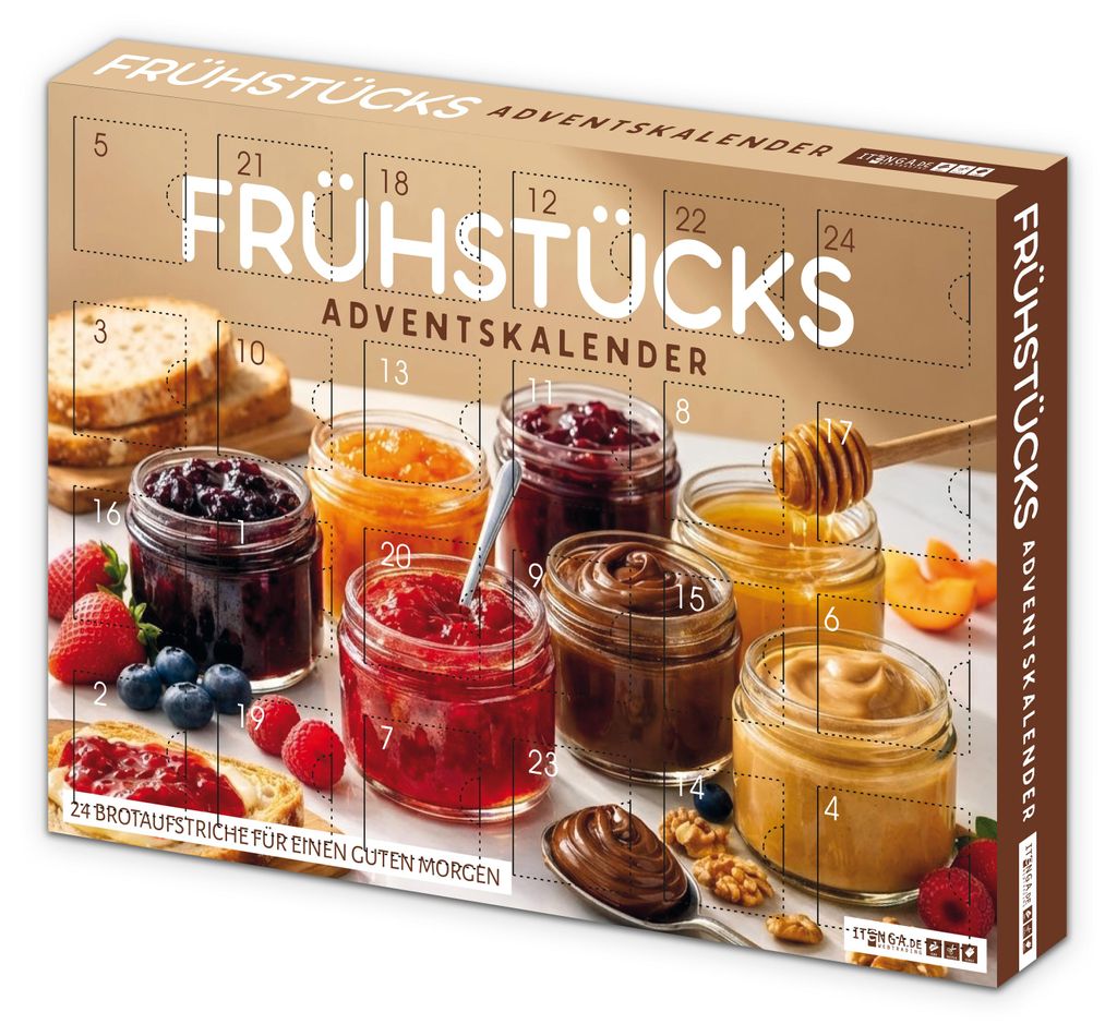 itenga Adventskalender Frühstück Brotaufstriche - Motiv Produktbild 