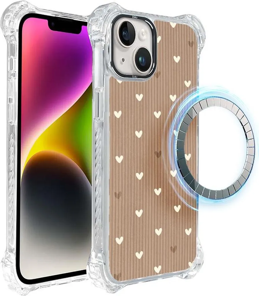IBIZU DropGuard Ultra iPhone 14 Plus MagSafe Boho Case - Cuori