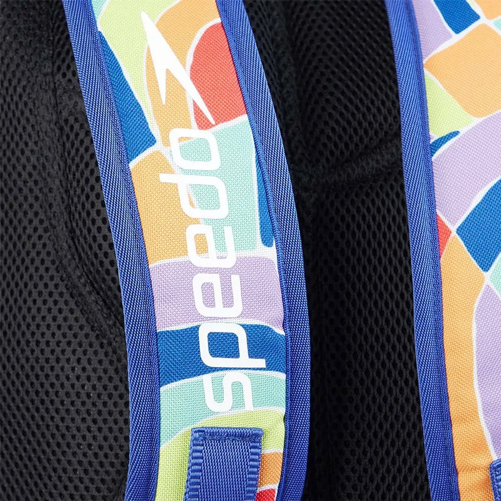 Sac de Natation Spacieux Speedo Teamster 2.0 35L - Bleu Orange Jaune - 6