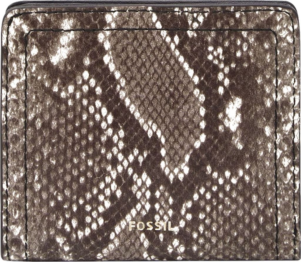 FOSSIL Geldbörse Logan RFID Small Bifold Python grau