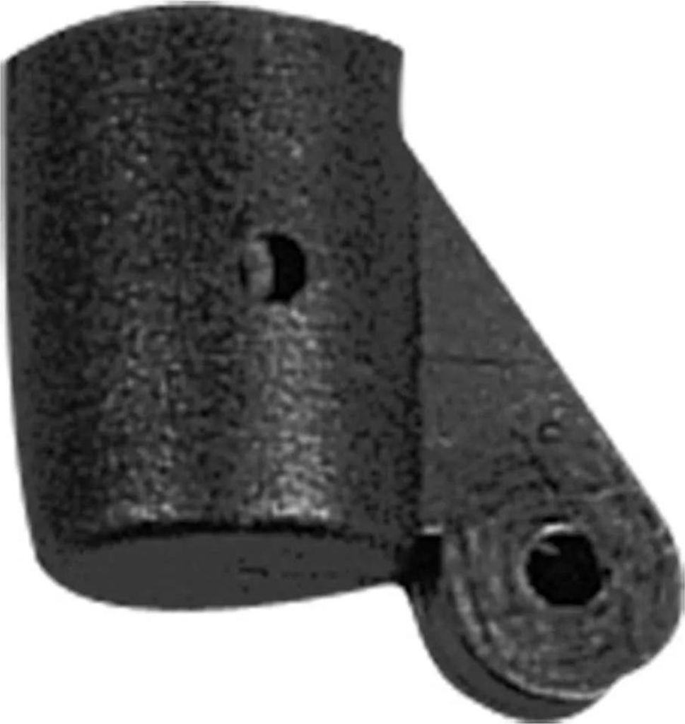 Nuova Rade Bimini-top-rahmen 1-flügel-montagebeschläge-halterung 22 Mm Schwarz Schwarz One Size