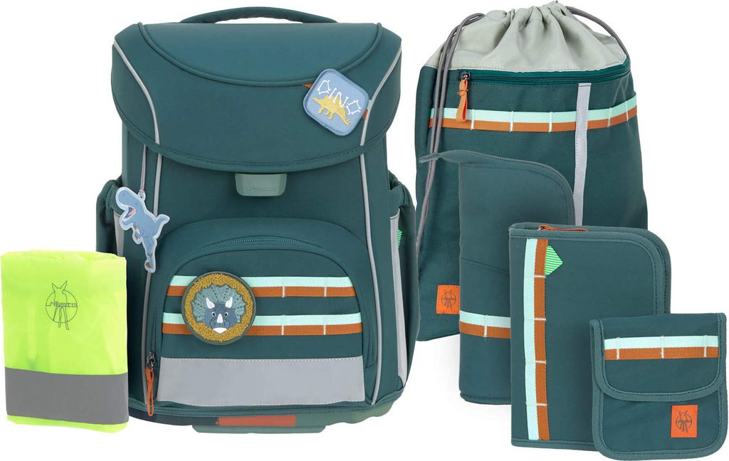 Lässig School Set Slim Unique dark green 7-teilig Produktbild 
