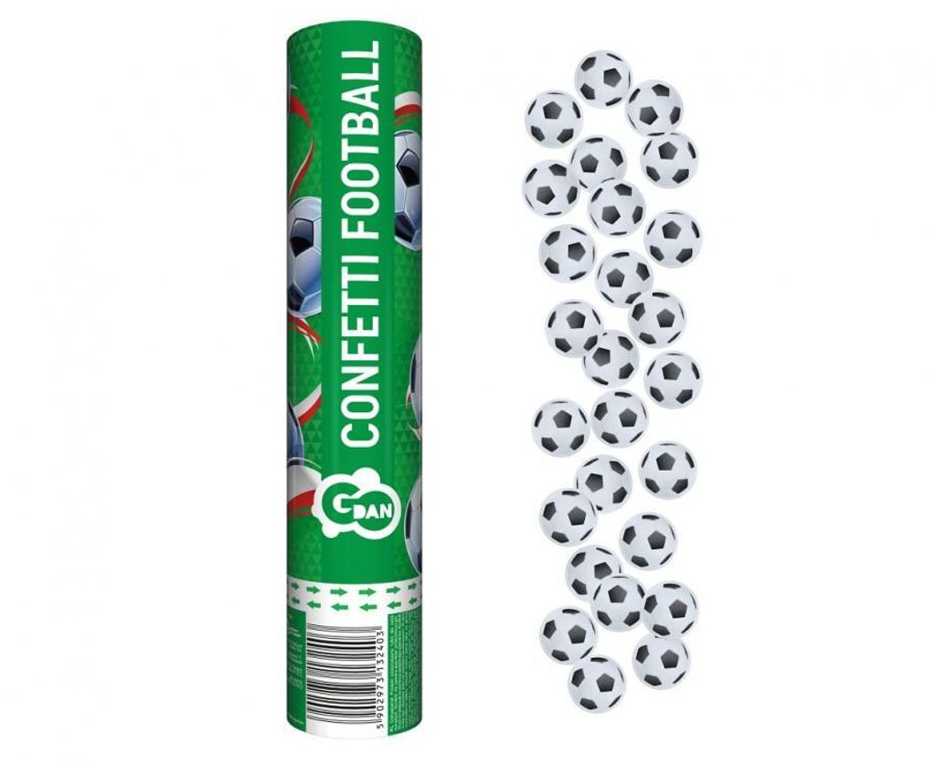 Konfetti schießen 30 cm - Fußbälle