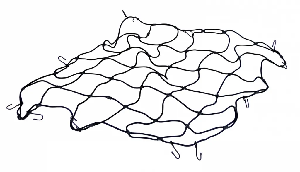 Filet Crossafe Net avec crochet 95x95 cm en nylon noir pour coffre