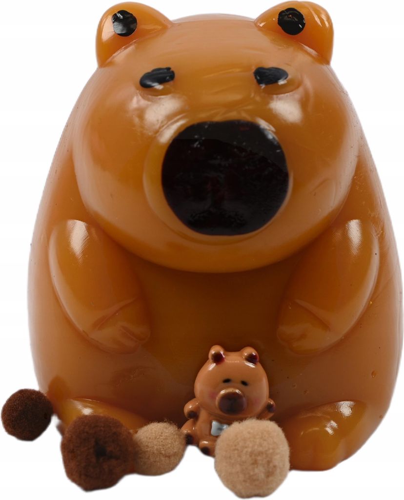 Capybara Anti-Stress Spielzeug Squishy Squeeze Toy 8cm Entspannung Geschenk für Kinder & Erwachsene