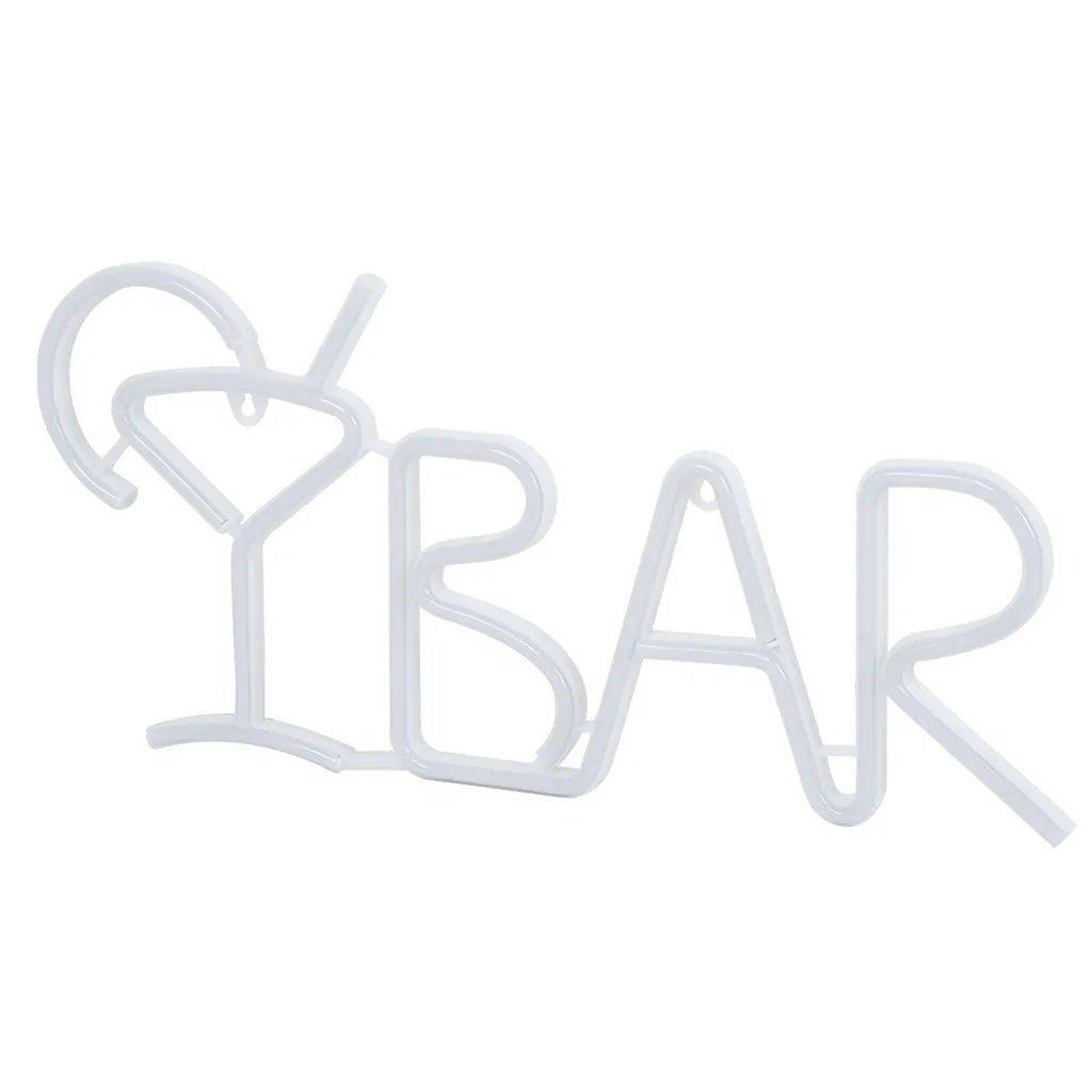 Enseigne lumineuse LED BAR, éclairage néon flexible pour intérieur café