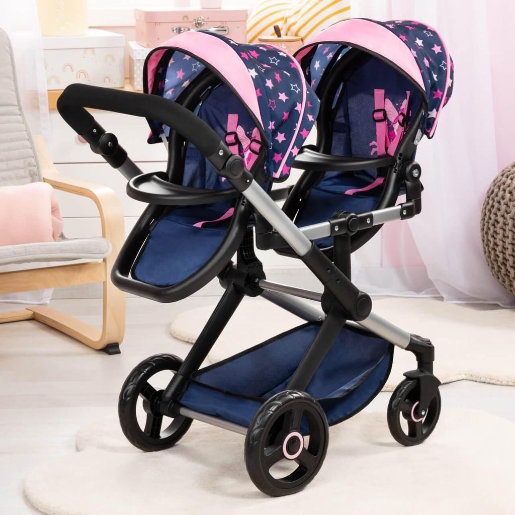 Bayer Design 26716AA Twin Xeo Star Doll Stroller, Twin