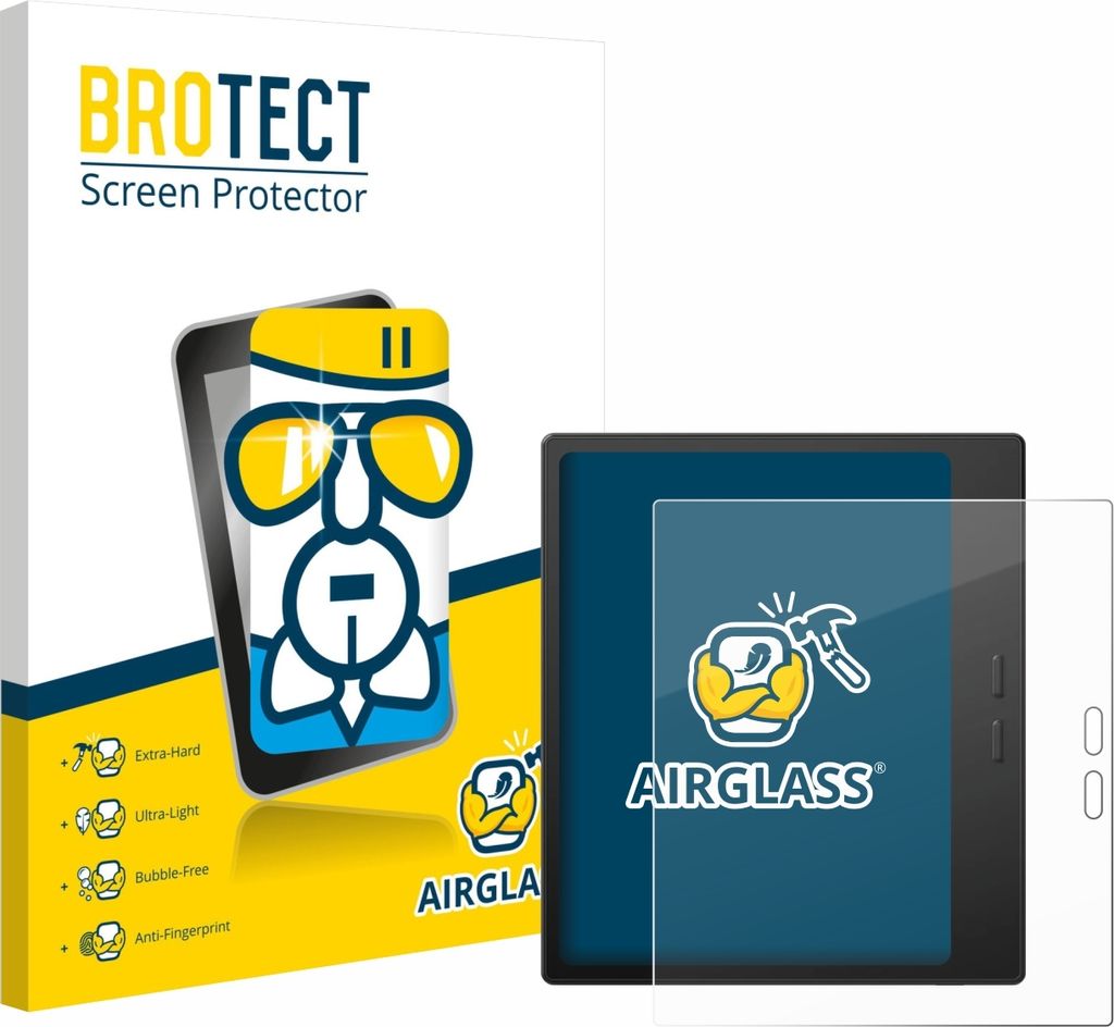 BROTECT Schutzglas für Boox Go 7 Schutzfolie Panzer Folie Glas Display Schutz klar
