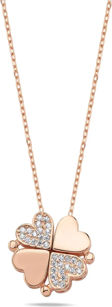 Collier anti-allergie en argent 925 pendentif magnétique 2 styles en 1