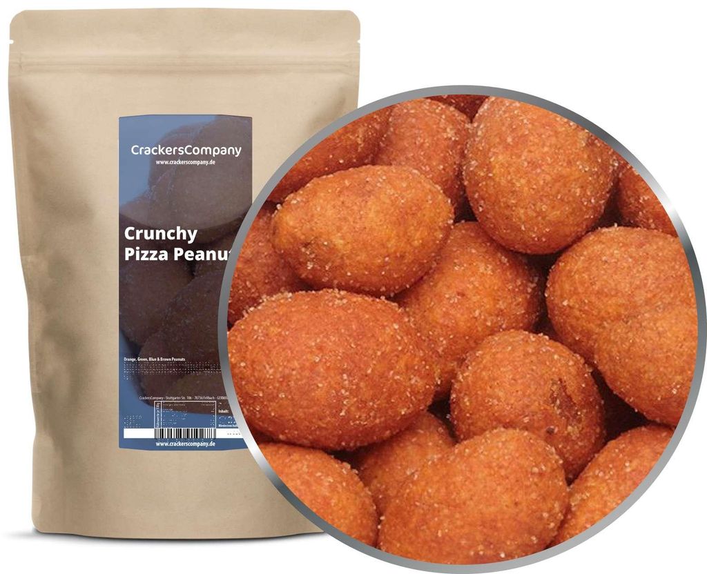 CrackersCompany Crunchy Pizza Peanuts (Crunchy Pizza Peanuts), ZIP-Beutel 400 g
