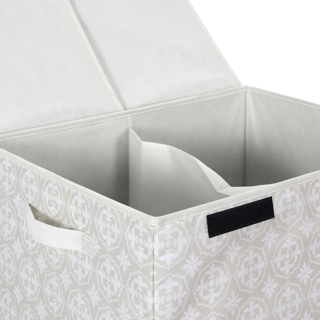 Panier à linge double 50cm pour arrêter de trier devant la machine