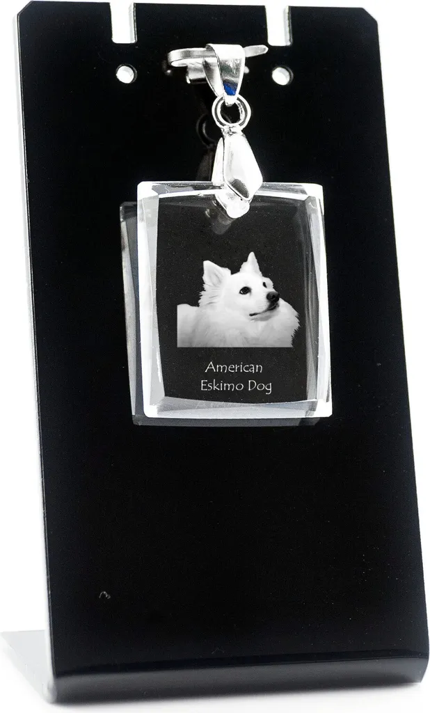 Regalo Memorial Cane Eschimese Americano - Gioiello Cristallo Art-Dog