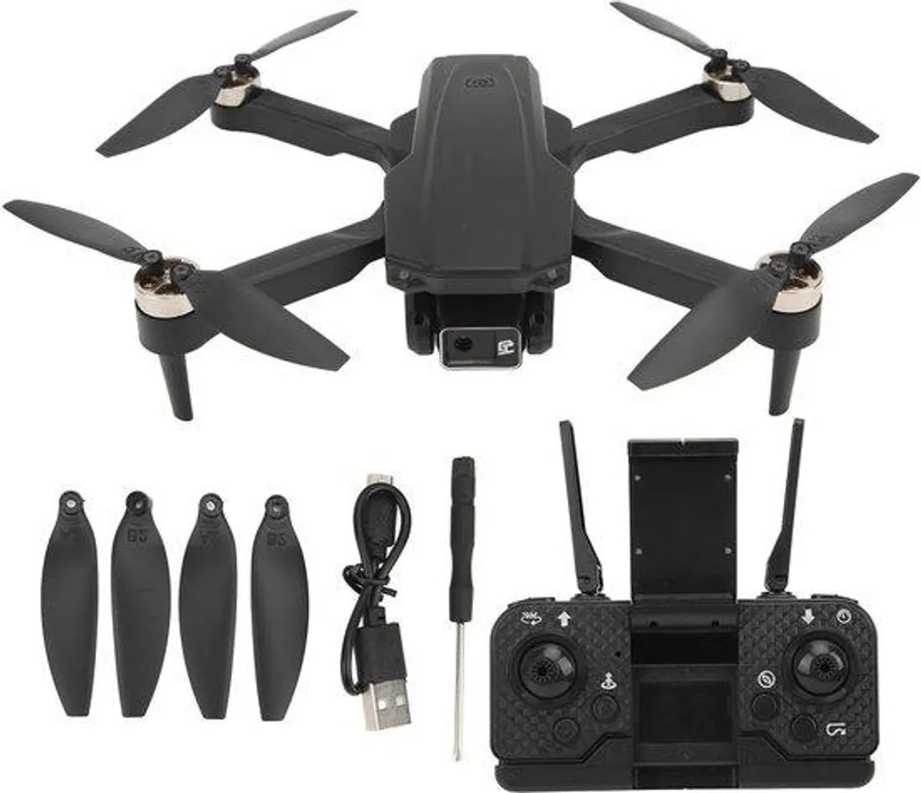 Drone quadricoptère 4K pliable série X12 avec double caméra et batterie