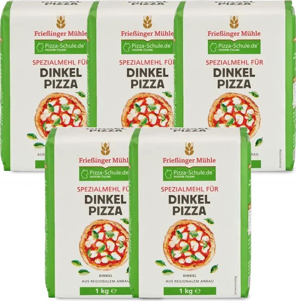 BIELMEIER Spezialmehl für Dinkel-Pizza 5 Stück a 1 kg Produktbild 