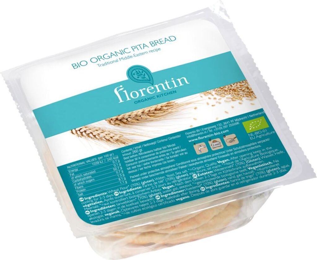 -WEISSES PITA-BROT 260 g - FLORENTIN Produktbild 