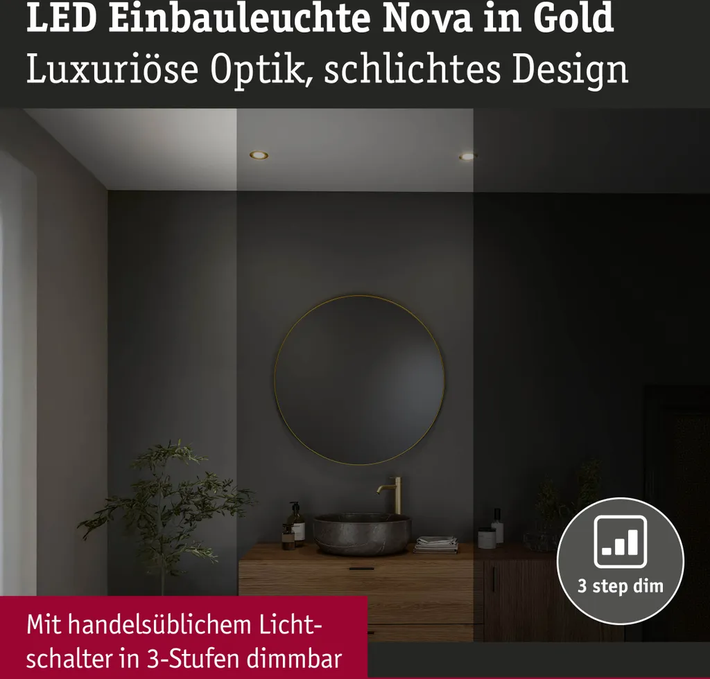 Paulmann Luce da incasso LED Nova basic set rigido - 6