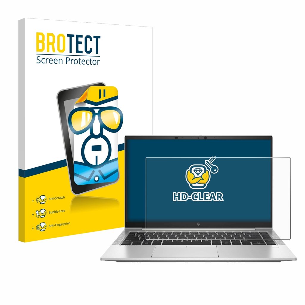 Für HP EliteBook 845 G7 Schutzfolie BROTECT Displayschutz Display Schutz Folie Klar Transparent