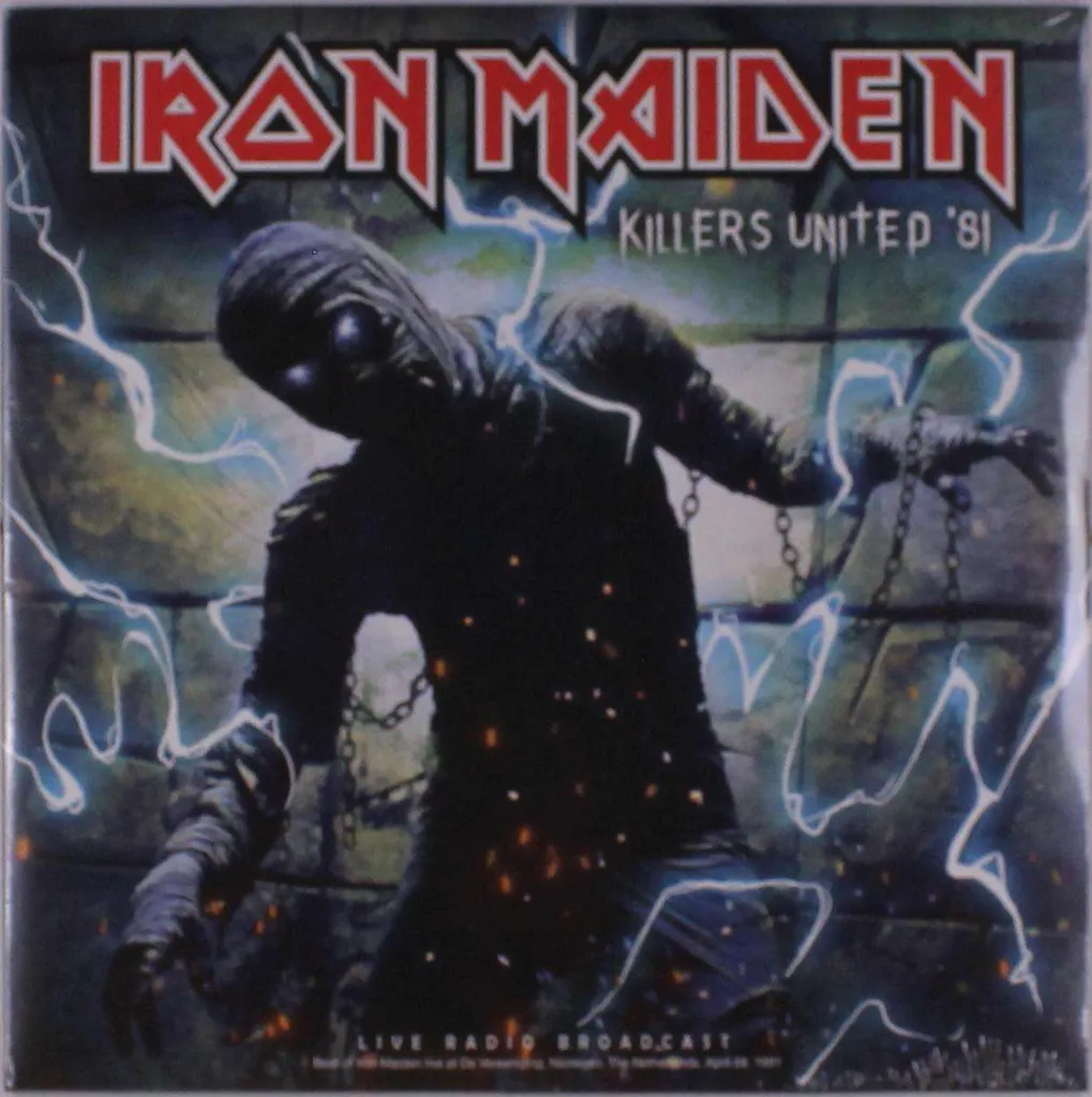 Album Iron Maiden Killers United 81 Vinyle pour platine de salon