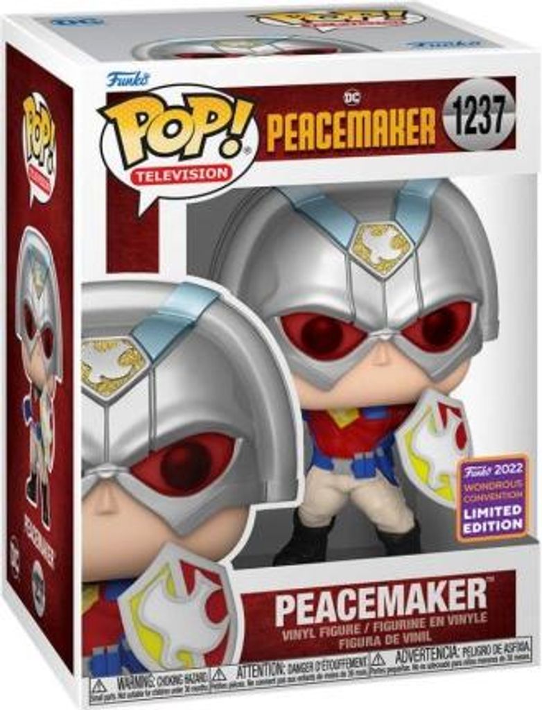 FUNKO POP! - DC Comics Peacemaker Peacemaker with Shield #1237 2022 Wondrous Convention