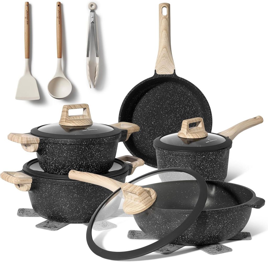 Just Perfecto JL-889: 14-teiliges Kochgeschirrset aus Produktbild 
