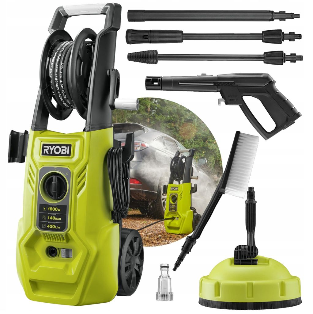 Ryobi RY140PWA idropulitrice 140 bar 1800 W per patio e Immagine del prodotto 
