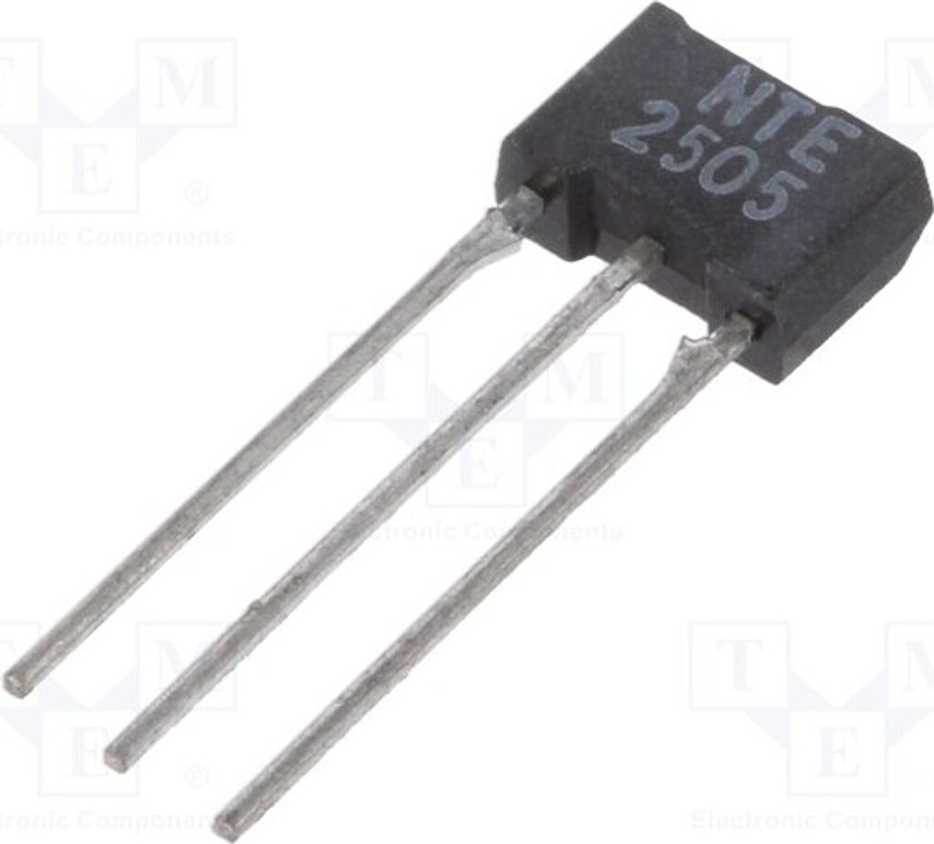 1x Transistor: NPN 1W NTE2505 NPN THT-Transistoren 25V 2A bipolar