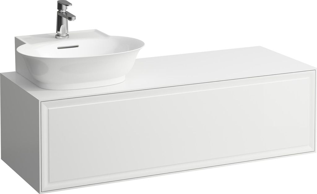 LAUFEN THE NEW CLASSIC Schubladenelement, Ausschnitt links, 1175x455x345mm, 1 Schublade, zu Aufsatz-Handwaschbecken H816852, H4060850856311