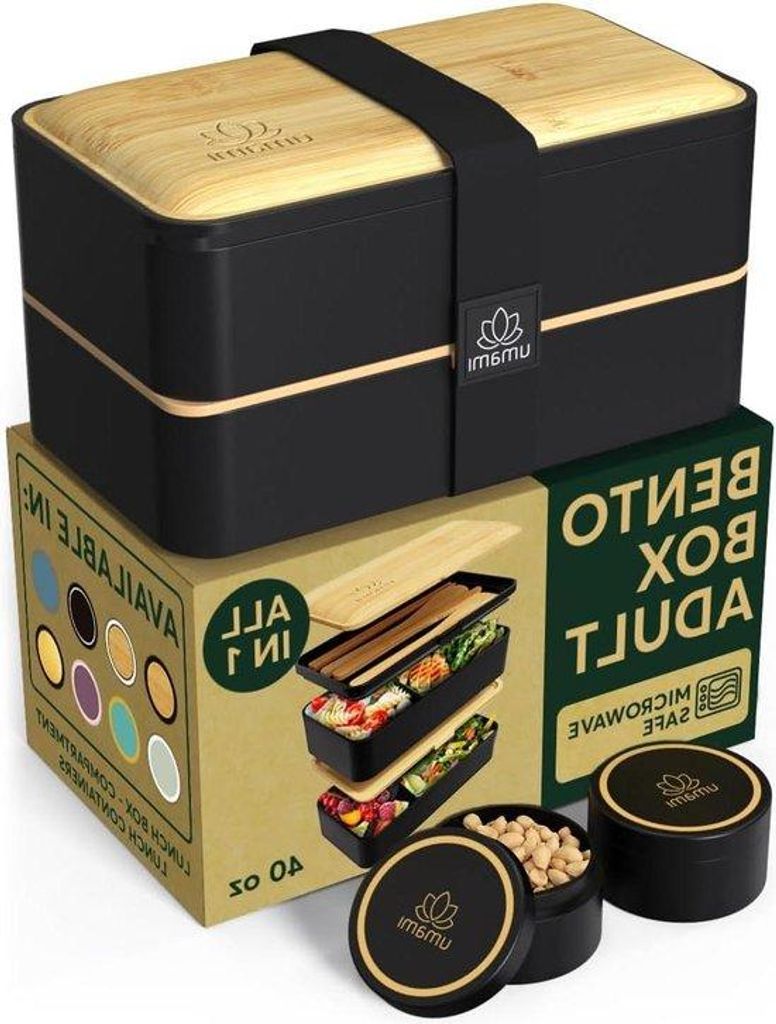 Leichtes, magnetronbeständiges, 2-Teiliges, Erwachsenen-Mahlzeitbox-Set in Kompartimenten