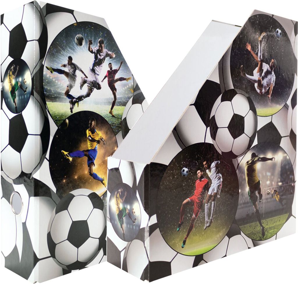 HERMA Stehsammler "Fußball" DIN A4 Karton (B)85 mm