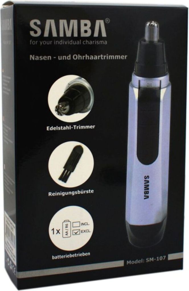 Nasen- und Ohrhaar Trimmer, batteriebetrieben (SM-107)