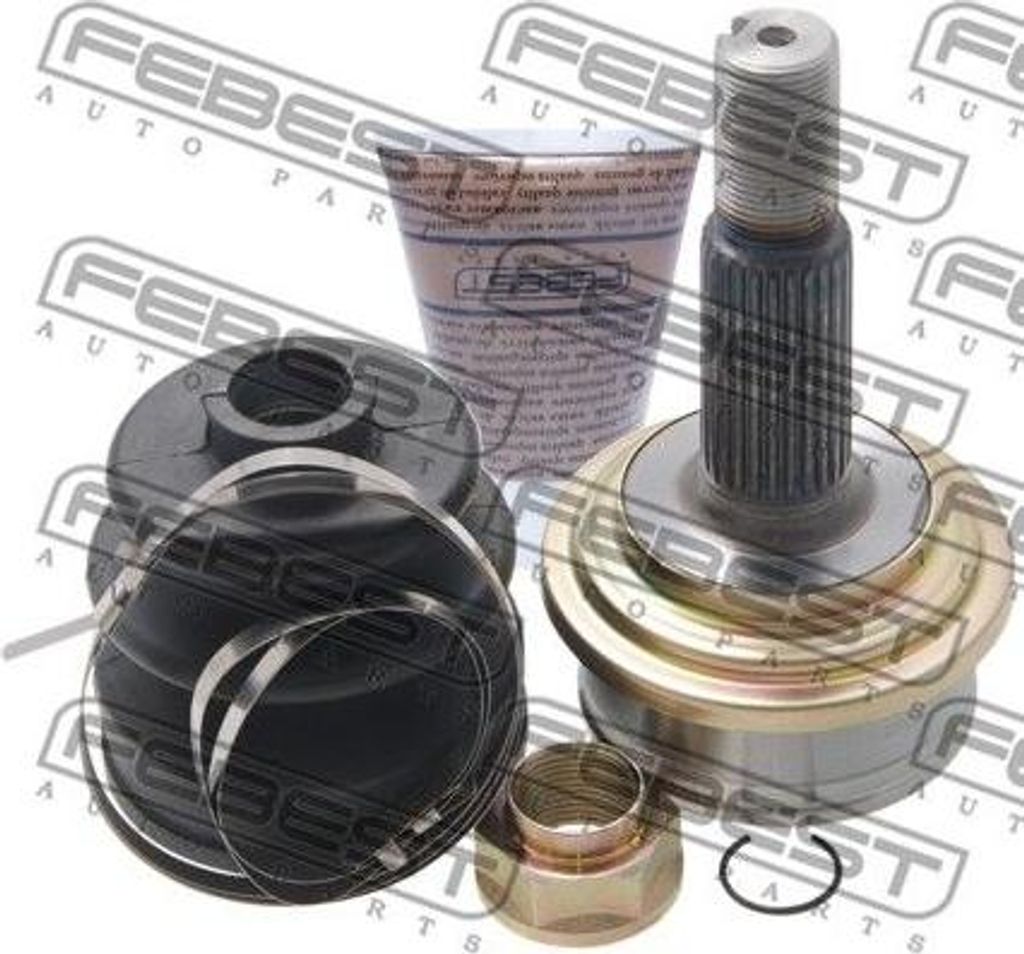 FEBEST 0110-KSP90Z19 Gelenksatz, Antriebswelle OE 434100D380 kompatibel mit Yaris