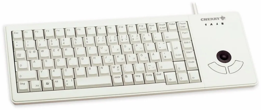 Clavier filaire compact CHERRY G84-5400 USB - Idéal Rack et Industriel