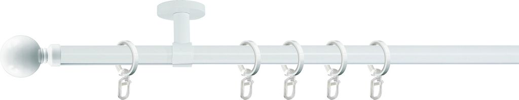 SN Deco - Stilgarnitur Reims, 19 mm, 1-Lauf, weiß, 160 cm, Wand oder Deckenmontage