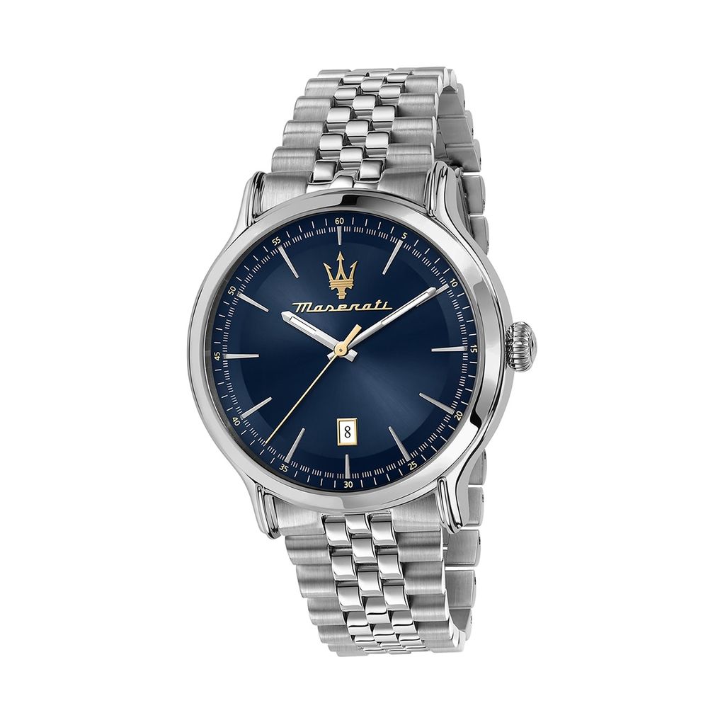 Maserati Edelstahl Armband-Uhr Analog EPOCA Herren silber D2UMAR8853118021