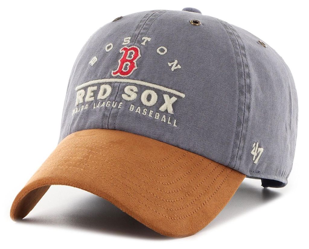 '47 Brand MLB Cap Boston Red Sox WINDHAM SUEDE '47 Clean Up Navy