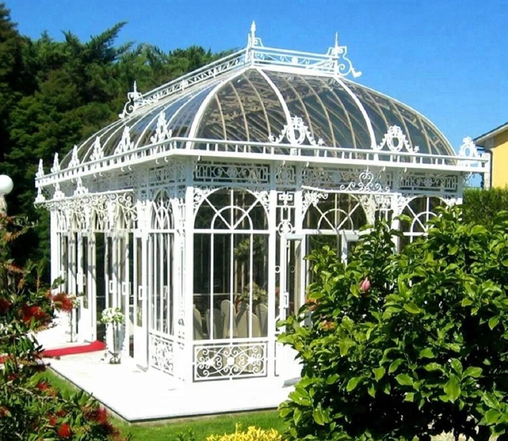 Casa Padrino Luxus Jugendstil Gartenhaus Weiß 856 x 456 x Image du produit 