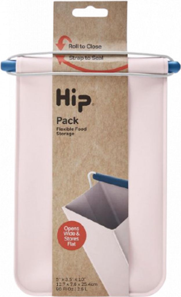 Wiederverwendbare Lunch-Tasche, Pack - Medium, 2,6 Liter, Hellrosa - HIP